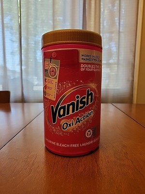 Vanish Oxi Powder Stain Remover/ Laundry Booster NO CHLORINE 1410 Grams