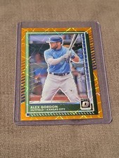 2025 Panini Donruss - Optic Alex Gordon #16 Orange Velocity Prizm