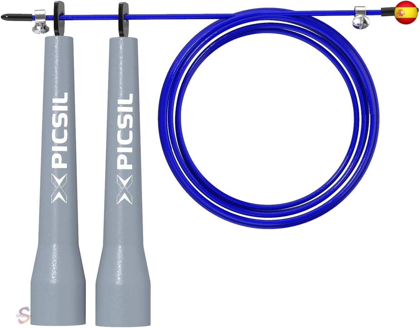 PicSil - Cuerda de saltar profesional para cross-training, rodamientos dobles