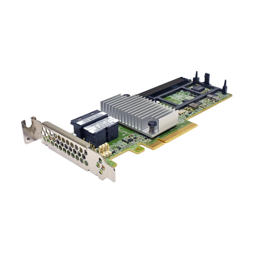 Controlador RAID IBM ServeRAID M5210 12G 46C9111 LP +12G MiniSAS HD Cable 00FN501 Foto 3 de 4