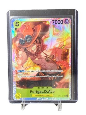 Portgas D Ace SR Full Art ST13-011 One Piece TCG The Three Brothers NM+