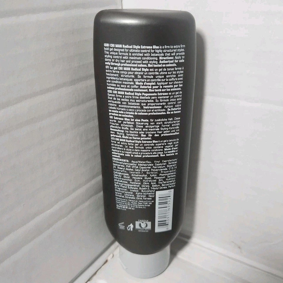 Pegamento extremo estilo radical Chi Man 6 OZ DESCONTINUADO-DIFÍCIL DE ENCONTRAR Foto 2 de 2