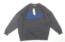 Womens UK Size L Primark Grey Pullover Sweatshirt