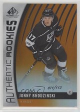 2017 SP Game Used Authentic Rookies Orange Rainbow 71/113 Jonny Brodzinski 0cc