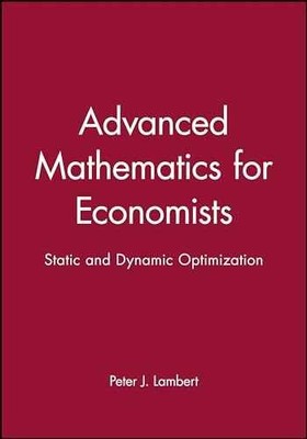 Advanced Mathematics for - Paperback, by Lambert Peter J. - Very Good