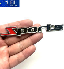 Sports 3D Metal Car Badge Emblem Sticker Racing Sport Decal For Toyota
