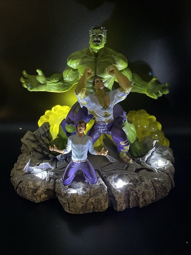 Marvel Hulk: The Monster Within Illuminated Sculpture The Hamilton Collection - Picture 10 of 20