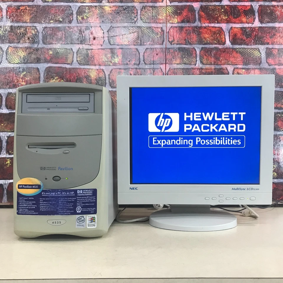 HP Pavilion 4535 PC for Retro Gaming Celeron 400MHz 64MB RAM No HDD - Image 2 of 4