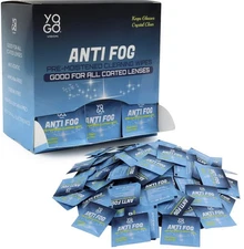 Anti Fog Wipes for Glasses Pre Moistened Cleaner Lens Wipes for Screens, Bino...