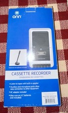 Onn Cassette Recorder Player ONA11AV108 with Built-In Microphone One Touch Recor