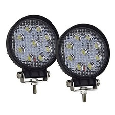 2pcs 4 Inch 27w Flood Round Led Light Bar Driving 4 Inch 2x27w Round Flood 2pcs 4 Inch 27w Flood Round Led Light Bar Driving 4 Inch 2x27w Round Flood