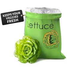 Lettuce Keeper for Refrigerator – 3-Layer Reusable Produce 13.37 x 11, Green 