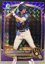 2025 Bowman Draft - Chrome Cooper Pratt #BDC-157 Purple Geometric Refractor /250
