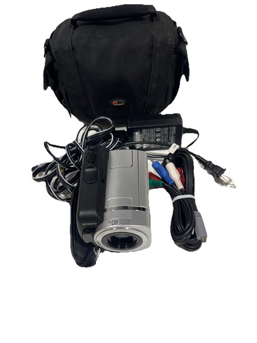 Sony Handycam DCR-SR45 Hybrid HDD Digital Camera Recorder Works Len Doesnt Close - Picture 5 of 11