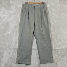1950s Drop Loop Wool Slacks Pants Men s 30x30 Rockabilly Distressed 50s Elvis