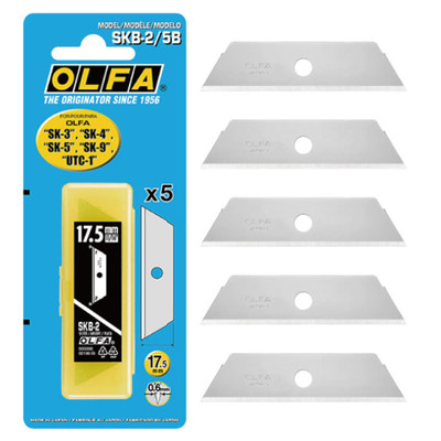 OLFA RSKB-2 Safety Knife Blades 5PCS Double Sided Round Tip Utility Japan