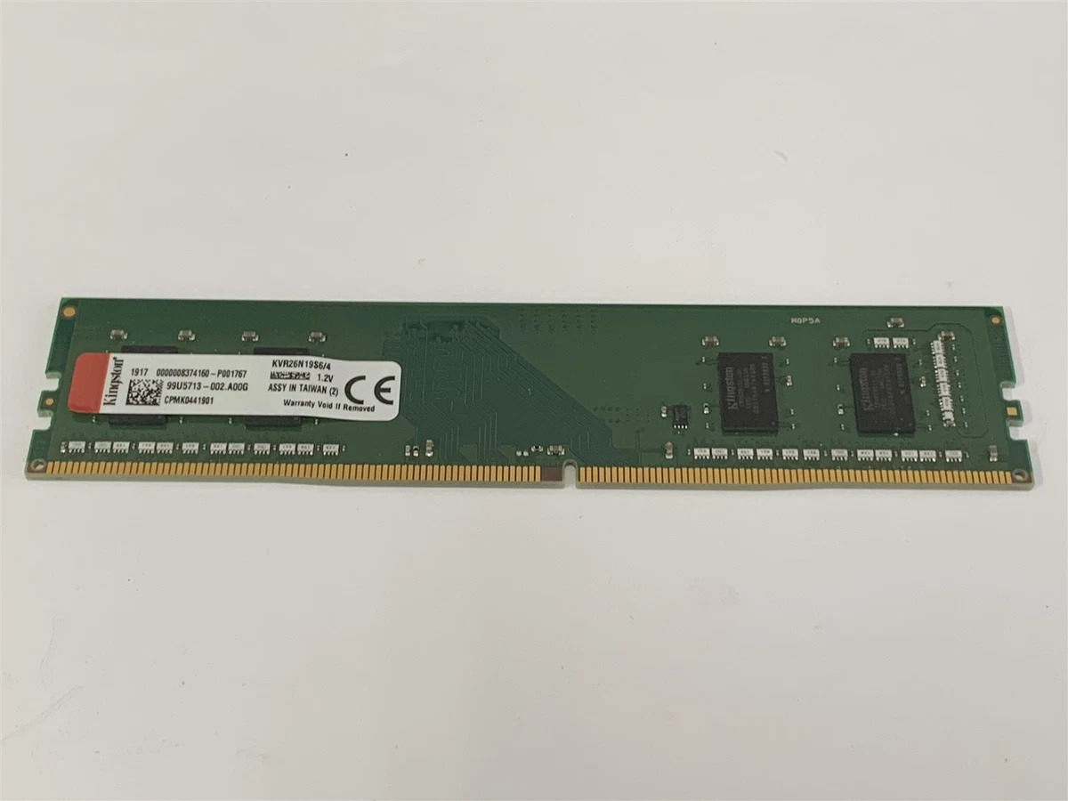Kingston DDR4 SDRAM 4 GB Capacity per Module Memory (RAM) for sale