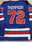 Tage Thompson Signed Autograph Auto Team USA Olympics Hockey Jersey PSA/DNA