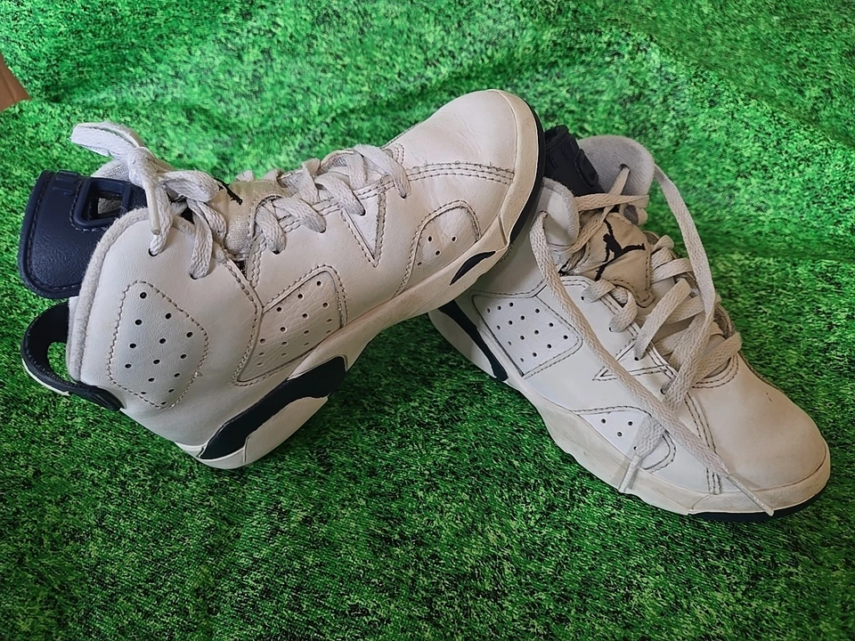 Niños Nike Air Jordan 6 Retro Talla 13C PS 'Midnight Navy' 384666-141***OFERTA*** Foto 2 de 4