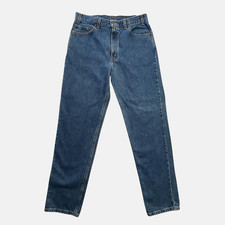 Vintage 90's Levis 540 Jeans Mens 36X34 Relaxed Fit Blue Medium Wash Brown Tag