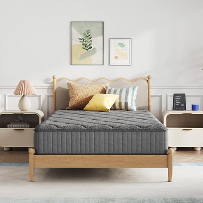 Twin Mattress for Kids,6 Inch Hybrid Twin Size Mattress with Bonnell Coil & G...