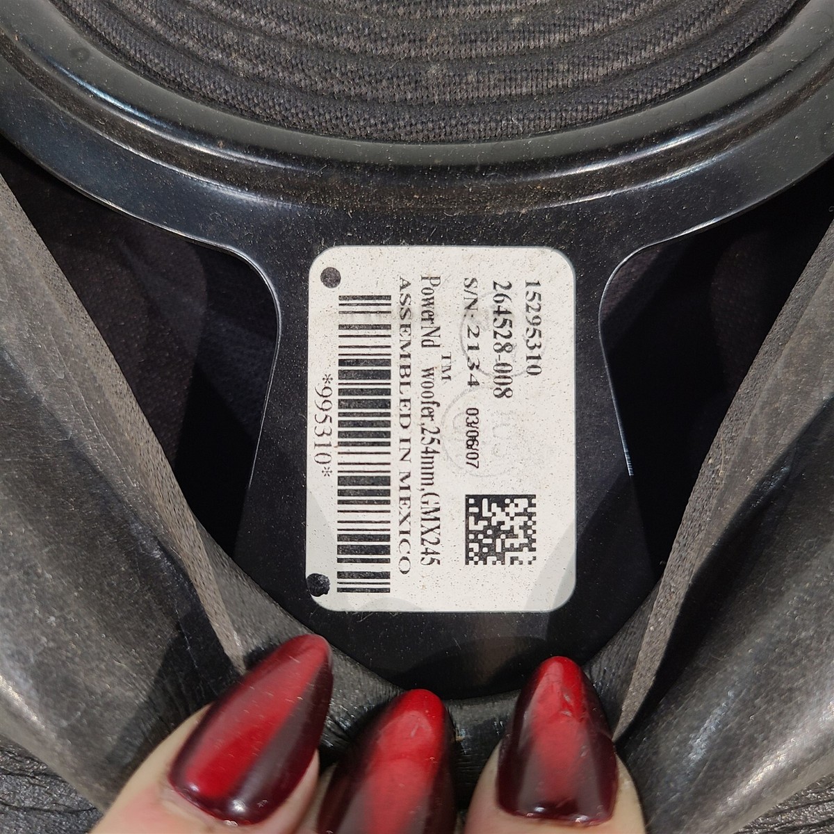 05-10 Corvette C6 Bose Door Speakers Woofers Set Oem Aa7399 | eBay