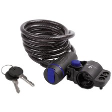 M-Wave S 8.15mm Cable Lock with Key & Brake/F...