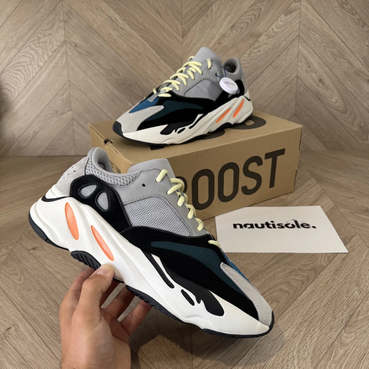 adidas gazelle silver green womens Adidas Yeezy Boost 700 'Wave Runner' | B75571 main image 0