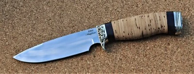 Elmax ROSTFREI Outdoor Messer Nazarov Knives Russland Handarbeit HRC62 Походный - Bild 1 von 4