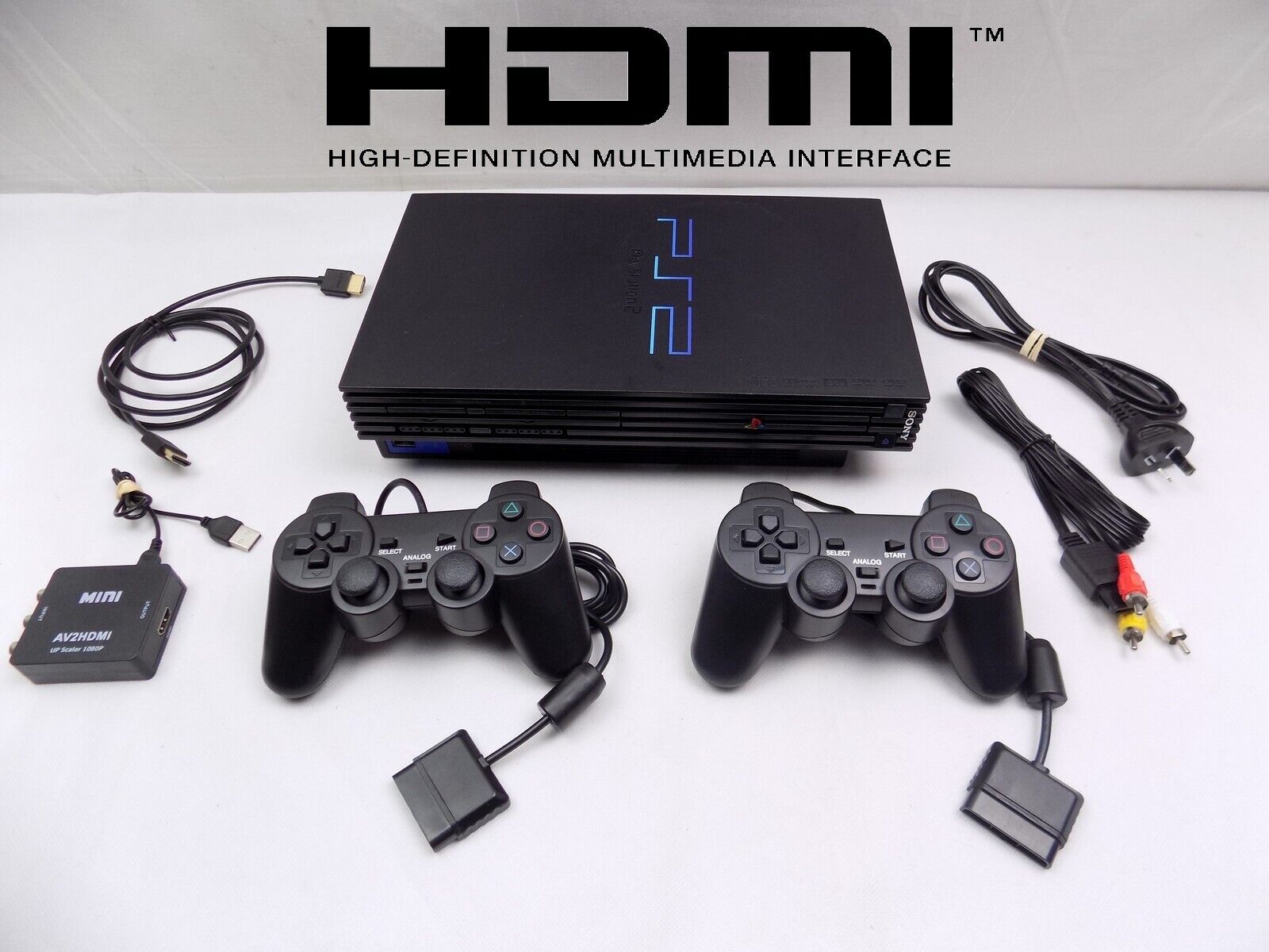 Playstation 2 Slimline Game Console Stock Photo - Download Image