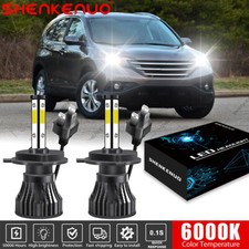For Honda CR-V 2007-2012 2013 2014 6000K Led Headlight High / Low Beam Bulbs Kit