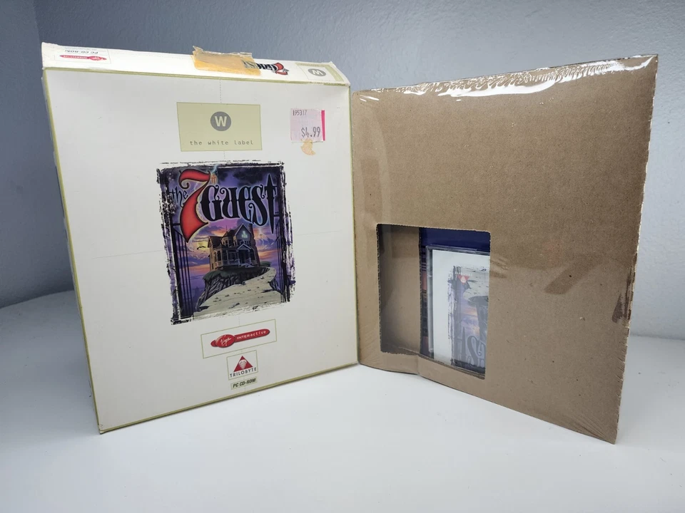 The 7th Guest - OG 1992 Big Box Retail CD-ROM Game - Open Box, Sealed, OBO - Image 2 of 4
