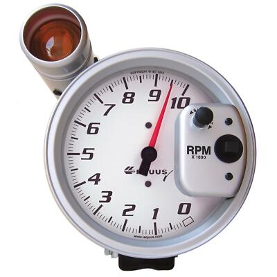 Equus E5080 5000 Series White 5'' Pedestal Mount Tachometer, 0-10,000 RPM