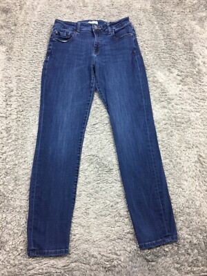 Warp Weft Lux Sculpt Skinny Jeans Womens Size 29x30 Blue