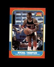 1986-87 Fleer #111 Mychal Thompson MINT Blazers Break 8
