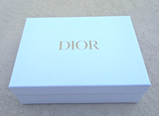 CHRISTIAN DIOR Gift Box Packaging 12x9x4.5 Ribbon Sauvage and Jadore Samples