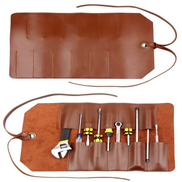 Bag Carry Tool Organizer Tool Roll Up Bag Leather Folding Bag Tool Storage Bag Bag Carry Tool Organizer Tool Roll Up Bag Leather Folding Bag Tool Storage Bag
