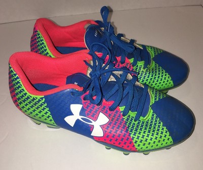 pink under armour soccer cleats