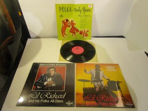 NEW SEALED lot LI'L RICHARD His ALLStars Chicago polka Vinyl LP VTG + bonus g658