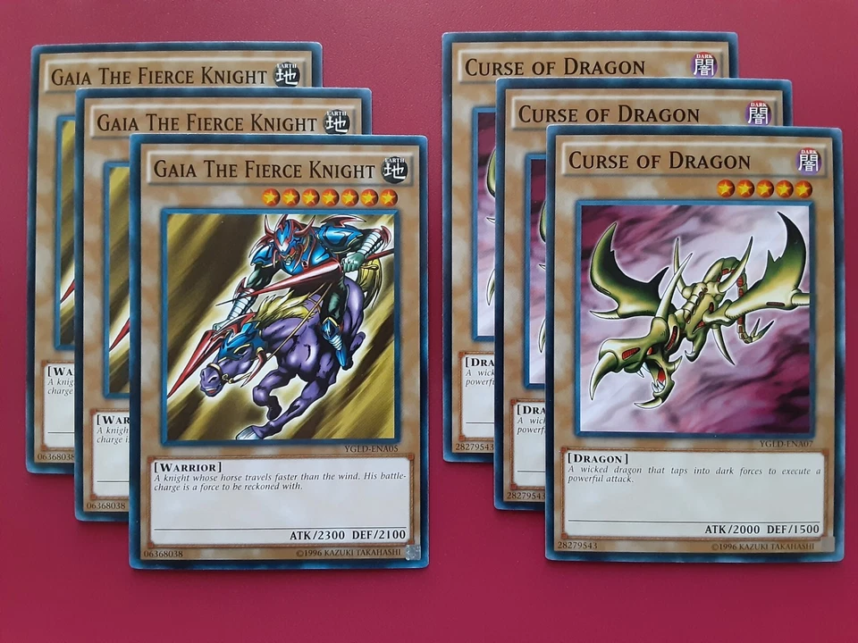 Yugioh Gaia the Dragon Champion Deck 49 Cards Fierce Knight Curse of Dragon Yugi - Image 4 of 4