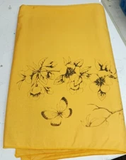 Vintage tri chem, liquid embroidery, 8716- 8723, cherry blossoms tablecloth, rec