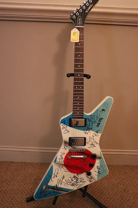 ギター humm Hamer Standard 2003 - custom Rick Nielsen guitar | eBay