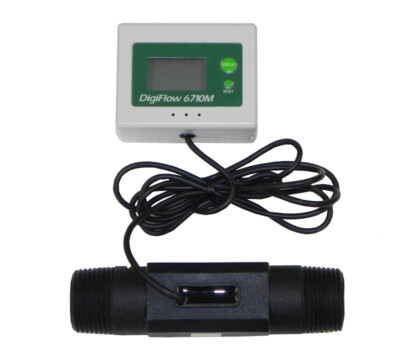 1'' NPT Digiflow 6710M-88 Digital Flow Meter count up Gallons GPM 56''cable