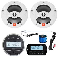 JBL PRV175 Radio Receiver, 2X 6.5" Speaker, USB/AUX Mount, Remote,Wire, Antenna