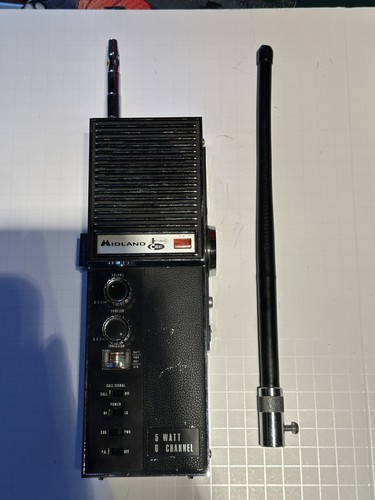 Vintage 1970's Midland Model 13-770 Citizen Band Transceiver - Made in Japan