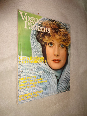 VOGUE PATTERNS MAGAZINE. EARLY SPRING 1975. BRITISH EDITION. FASHION etc.