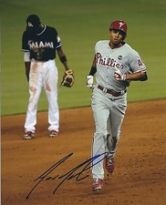 Signed 8x10 AARON ALTHERR Philadelphia Phillies photo - COA 