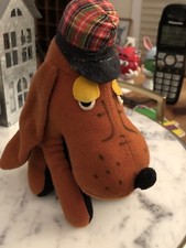 Vintage DREAM PETS Red Black Dog Sherlock Holmes Detective No 118 Dakin 1970  s
