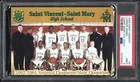 2003 Saint Vincent St. Mary High School LeBron James Gold #5 PSA 9 W/CERT CARD