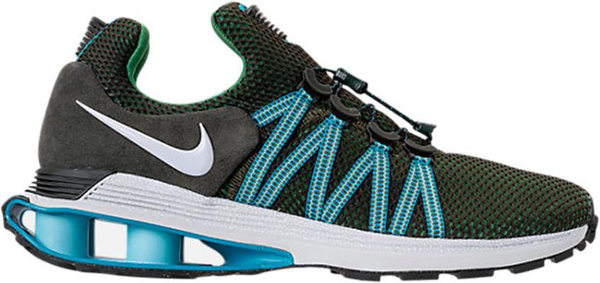 Nike Shox Gravity Shoes Men Size 9.5 Blue Fury Brown Green Sneaker Size 9.5 - Nike Shox Gravity Blue Fury for sale online | eBay main image 3